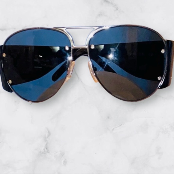 Lanvin  Black Avatar Sunglasses make in France - Picture 4 of 10